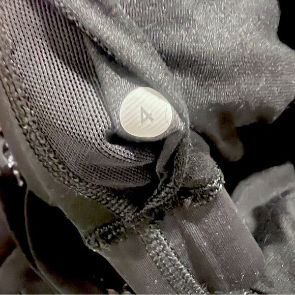 Lululemon Enhearten Millie Mesh Black White Criss Cross Tank 4 - Picture 10 of 10